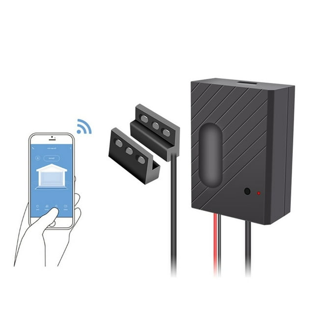 Ouvre-porte de Garage WiFi Contrôleur de Porte Compatible Google Home Smart Life Tuyasmart, Facile à Utiliser