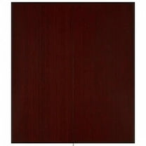 Anji Mountain AMB0500-1011 Bamboo Tri-Fold Plush Chairmat with No Lip, Dark Cherry - 42 x 48 in.