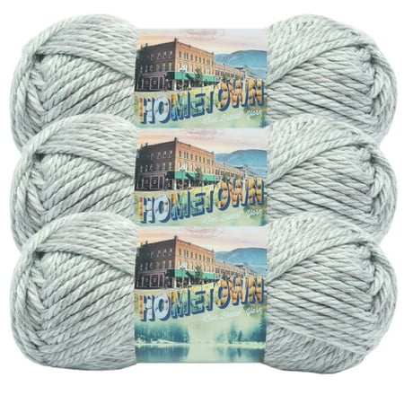 UPC: 0842093111597 | Lion Brand Yarn Hometown Fayetteville Frost Basic Super Bulky Acrylic Multi-Color Yarn 3 Pack