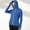 Blue, variant on Women's UPF 50+ Sun Protection Hoodie Jacket Lightweight Thumb Long Sleeve Sun Shirt for Women with Pocket Hiking Outdoor