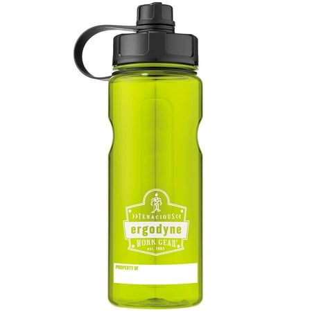 

Ergodyne Chill-Its® 5151 1 ltr Plastic Wide Mouth Water Bottle Lime
