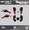 Red, variant on Kalair GFX Graphics Kit for Honda ATV TRX 400EX (2005-2007) Revolt Series