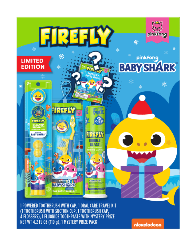 baby shark toothbrush set