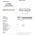 thumbnail image 2 of Alno A1568-3-CHBRZ Classic Traditional Cabinet Backplate for A1566-3 Bronze, 2 of 2