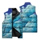 thumbnail image 3 of Chaleco sin mangas de otoño e invierno para hombre, nuevo, con estampado japonés Ukiyoe, ropa para exteriores, para caminar por la calle, resistente al viento, cálido, chaleco superior, 3 of 5