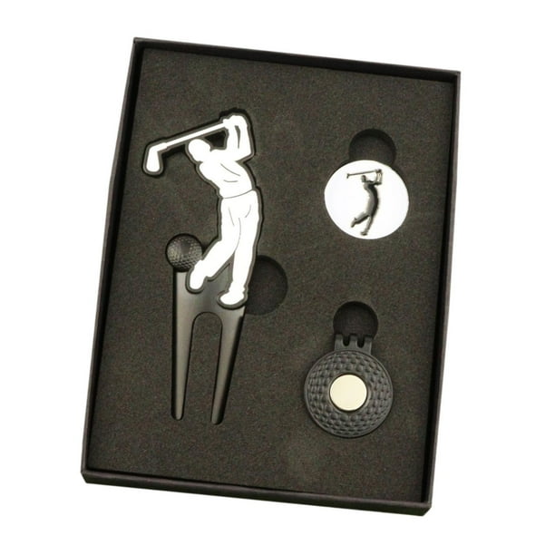 Herramienta Divot de Golf, horquilla verde, práctica de Metal resistente, dispositivo portátil deportivo, elegante horquilla de reparación de marcas d Clip de para hombre