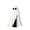 B_02, variant on Halloween Decorations, 15.7in Girls Light-Up Ghosts with Pumpkin Broom Halloween Decor Indoor Cute Ghost Decorative Signs Tabletop Decor for Party , Fireplace