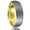 2mm, variant on Tungsten Steel Ring Electroplated Gold Classic Curved Surface Sand Ring