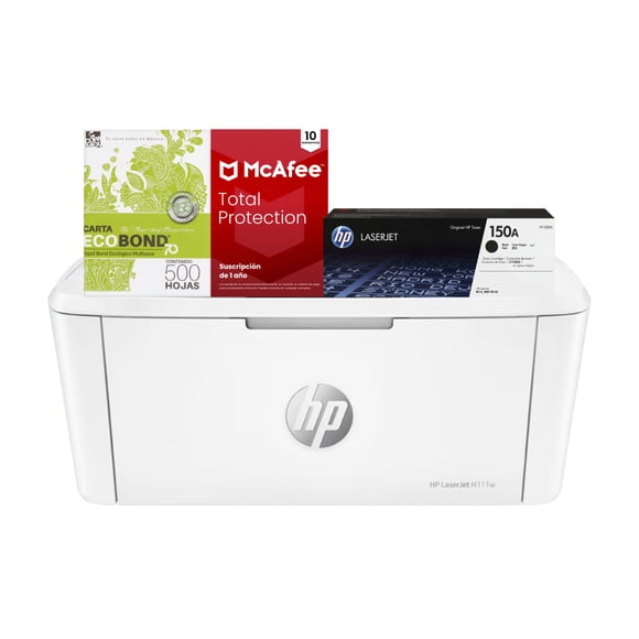 KIT IMPRESORA HP M111W + TONER+ PAPEL+ ANTIVIRUS