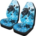 thumbnail image 5 of Pzuqiu Ocean Sea Turtle Full Set Car Seat Covers - Breathable All-Season Protection for SUV Trucks Sedans Vans, 5 of 10
