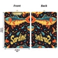 thumbnail image 5 of FORMRS Acrylic Clipboard with Low Profile Clip Standard A4 Letter Size, 12.5" x 9", Black Sardines Pattern, 5 of 8