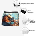 thumbnail image 3 of Naloa Colorful Travel Luggage Gear Mens Underwear - Boxers for Men, Mens Boxer Briefs, Classic Briefs for Men-Medium, 3 of 5