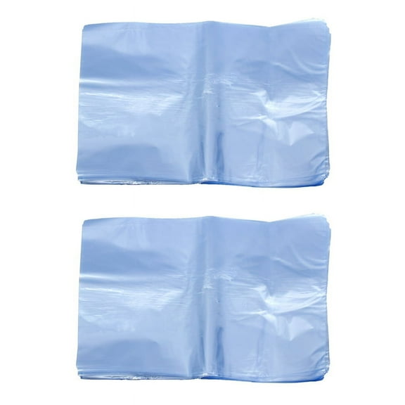 200Pcs PVC Heat Shrink Wrap Bags Flat Seal Gift Packing 8 Inch x 12 Inch