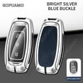 thumbnail image 6 of Zinc alloy+leather Key Case For Hyundai A 3 buttons key case Santa I30 IX35 Encino KONA Solaris Azera Grandeur Elantra Accent Fe, 6 of 17