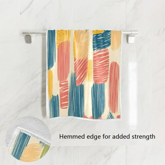 BZSMCE Bath Towel 30 X 15 in Soft Towel Design Painted Pattern Design Pattern