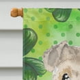 thumbnail image 3 of Shamrocks Lakeland Terrier Flag Canvas House Size, 3 of 4