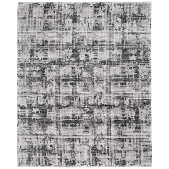 Feizy Sonora Modern Abstract, Gray/Ivory, 2' x 3' Accent Rug, Easy Care Stain Resistant Fade Resistant, Area Rug for Living Room and Bedroom