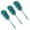 Green/Pink/White, variant on Back Scrubber for Shower, Loofah Long Handle Bath Body Brush, Soft Nylon Mesh Sponge On a Stick for Shower Men Women Kids Elderly, Exfoliating Scrub Cleaning Luffa for All Kinds of Skin(Blue)