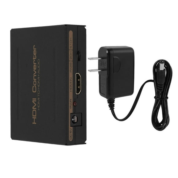 ZOUSSIQI 1080P HDMI to HDMI DTS AC3 Audio Separator Extractor Converter Splitter HDCP Decoder 100-240 EL225#50761