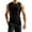 Black, variant on Men's Classic Striped Print Casual Sports Sleeveless Vest Quick-Drying Lightweight For Fitness Running Activities Comfort Beach Summer Modern Active Wear Style Top,Black L