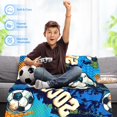 thumbnail image 3 of Manta de fútbol LARIAU, 127 x 152 cm, suave para niños, 3 of 7