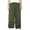 Green, variant on qolati Men's Casual Cargo Pants Elastic Waist Lightweight Hip Hop Baggy Harem Pants Classic Fit Hiking Jogger Pants