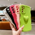 thumbnail image 4 of for Samsung Galaxy A24 4G 6.5" Phone Case,Cute Kawaii 3D Love Heart Solid Color Wavy Curly Wave Non-Slip Shockproof Protective Soft Silicone Aesthetic Cover for Women(Pink), 4 of 10