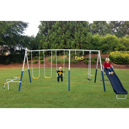 XDP Recreation Up Down All Around Metal Swing Set