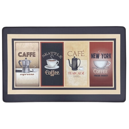 Achim Anti Fatigue Mat 18x30 - Cozy Café, Tan