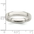 thumbnail image 4 of Sterling Silver Ss 4mm Bevel Edge Size 13.5 Band Made In United States qbec040-13.5, 4 of 6