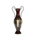 thumbnail image 2 of Hosley 26 Inch High Tall 2 Toned Multi-color Metal Vase with Handles, 2 of 8