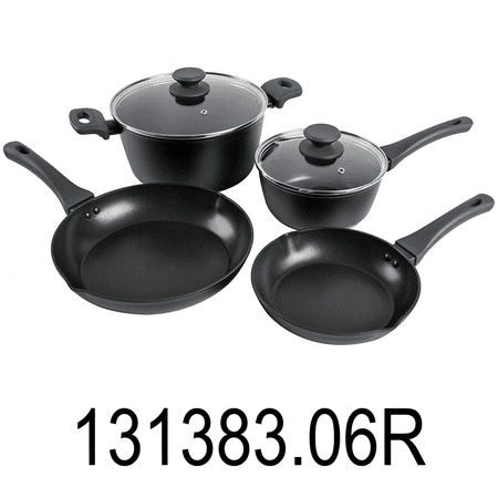 

6 PC Nonstick Forged Aluminum Induction Pots & Pans
