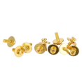 thumbnail image 4 of 10Pcs Drum Set Lug Screw Replacement Metal Musical Instrument Drum Kit Ear Claw Hook Mount Screw Accessory Gold, 4 of 8