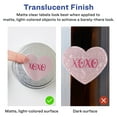 thumbnail image 3 of Avery Matte Clear Heart Labels, 2-9/32" x 1-27/32", 1,200 Total, 3 of 10