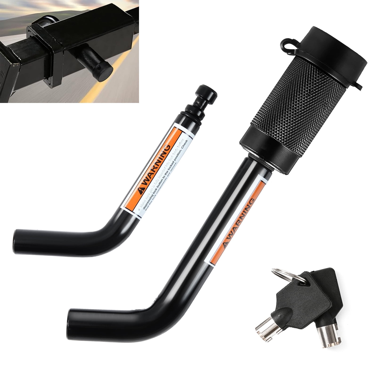 Rough Country RS157A D-Ring Shackle Kit - 2" Receiver Hitch Mount, 41,000 Lb Capacity
