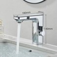 thumbnail image 5 of Uythner-grifo de lavabo con Sensor LCD inteligente, pantalla de visualización Digital, grifo mezclador de agua fría y caliente, grifo sin contacto para lavabo de baño, 5 of 5
