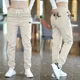thumbnail image 3 of Pantalones para hombre, pantalones casuales de pana con bolsillos, para hombre, negros, ajustados, elegantes, nuevos, en poliéster, estilo coreano clásico, tendencia, venta, 3 of 5