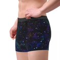thumbnail image 3 of Mens Boxer Underwear Glittering Galaxy Underpants Male Panties Pouch Short Pants, 3 of 6