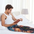 thumbnail image 5 of Vsdgher Twilight Canal Reflection Mens Pajama Pants Sleep & Lounge Pants, PJ Pants-Small, 5 of 6