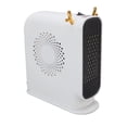 thumbnail image 4 of Mini calentador de espacio, calefacción rápida, temperatura ajustable, ventilador eléctrico portátil de escritorio, calentador para oficina, dormitorio, elegante, blanco, enchufe europeo de, 4 of 10