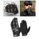 thumbnail image 3 of Guantes de moto Baoblaze con pantalla táctil para ciclismo gruesos aire libre Negro L, 3 of 8