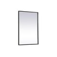 thumbnail image 6 of MRE62740BK-Elegant Decor-Pier - 37.3W LED Mirror with Adjustable Color Temperature In Modern Style-40 Inches Tall and 27 Inches Wide-Black Finish, 6 of 13
