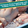 thumbnail image 2 of NuBliss Poultry Heat Shrink Wrap Bags, Food Wrap Clear Freezer Bags, 13â x 18â, 50-Pack, 2 of 7