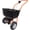Black handle + Orange bucket, variant on 70 lbs Walk-Behind Fertilizer and Seed Spreader, 8 Inch All-Terrain Pneumatic Tires, Adjustable Flow Control for Lawn Garden Snow Melt
