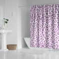 thumbnail image 3 of Vintage Tropical Shower Curtain, Waterproof Polyester 72x84 Inch Bath Curtain with 12 Hooks, Fade-Resistant Leopard Print, Quick Dry & Easy Care for Home & Airbnb, 3 of 5