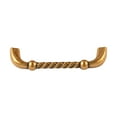 thumbnail image 2 of Utopia Alley Naples Pull Handle - Decorative Cabinet Drop Pull Handles- Vintage Cabinet Hardware with Hand Finished Antique European Brass - Metal Drawer Pull Handle, 3.75" Center to Center, 2 of 9