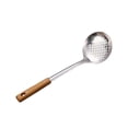 thumbnail image 2 of Cuchara ranurada de acero inoxidable, herramienta de cocina, espátula de metal, utensilio de fácil limpieza, 2 of 6