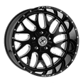 thumbnail image 2 of 17x10 XFX Flow XFX-301 Gloss Black & Milled Wheel 6x135/6x5.5 (12mm), 2 of 2