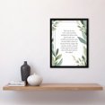 thumbnail image 4 of Love Your Enemies Green Sermon on the Mount Jesus Christ Christian Bible Faith God Quote Revelations Flowers Artwork Art Print Framed Poster Wall Decor 12x16 inch, 4 of 5