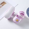 thumbnail image 3 of LNMQLPDBS Baby Girl Shoes Newborn Mary Jane Flats with Flower Soft Sole Non-Slip Crib Shoes Infant Toddler First Walkers Princess Dress Shoes, 3 of 8